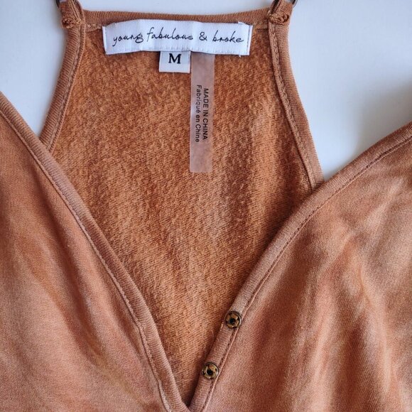 YFB Young Fabulous Broke Tie-Dye Keely Jumpsuit Boho Hippie Indie Chic  Medium - Picture 10 of 11